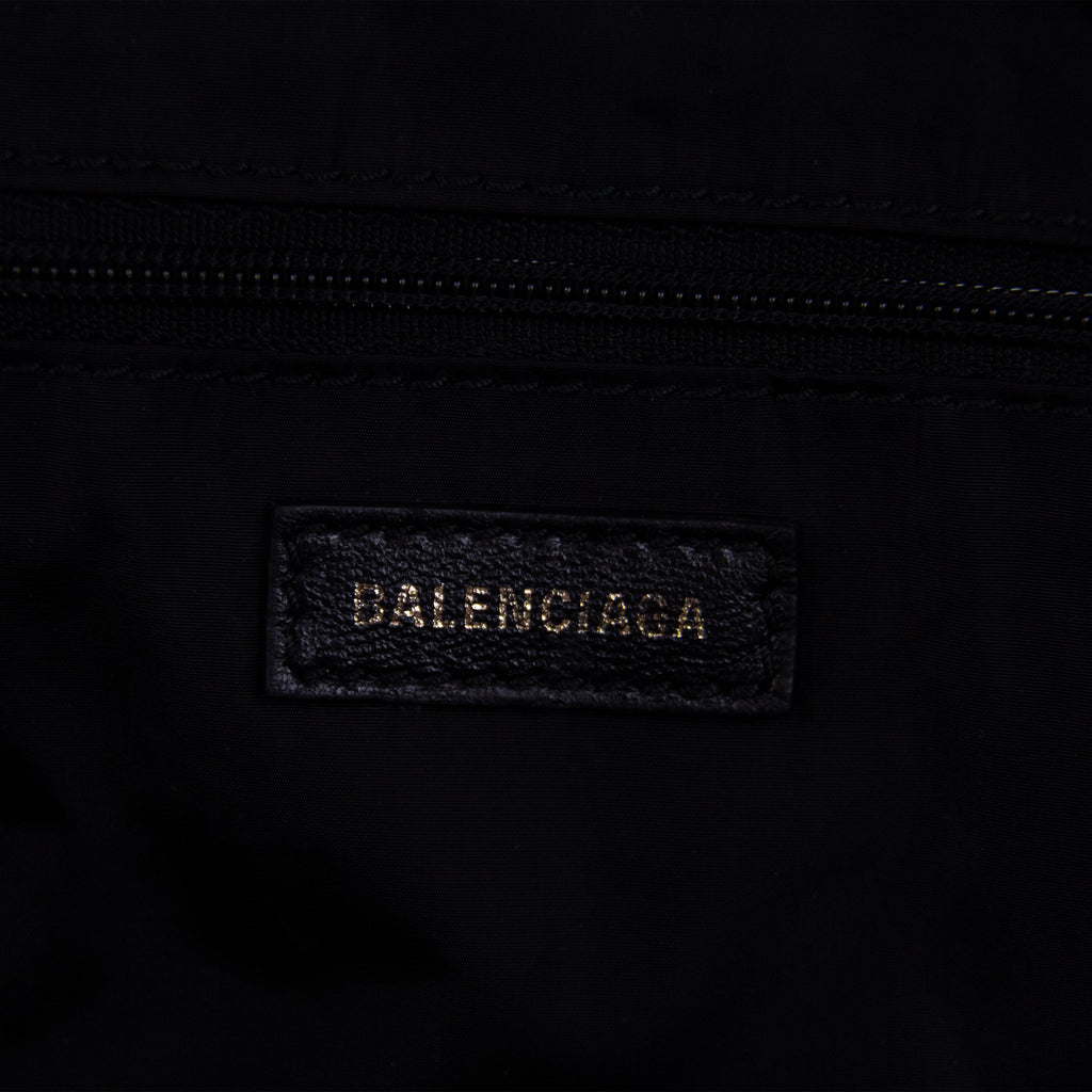 BALENCIAGA EMBROIDERED LOGO BACKPACK
