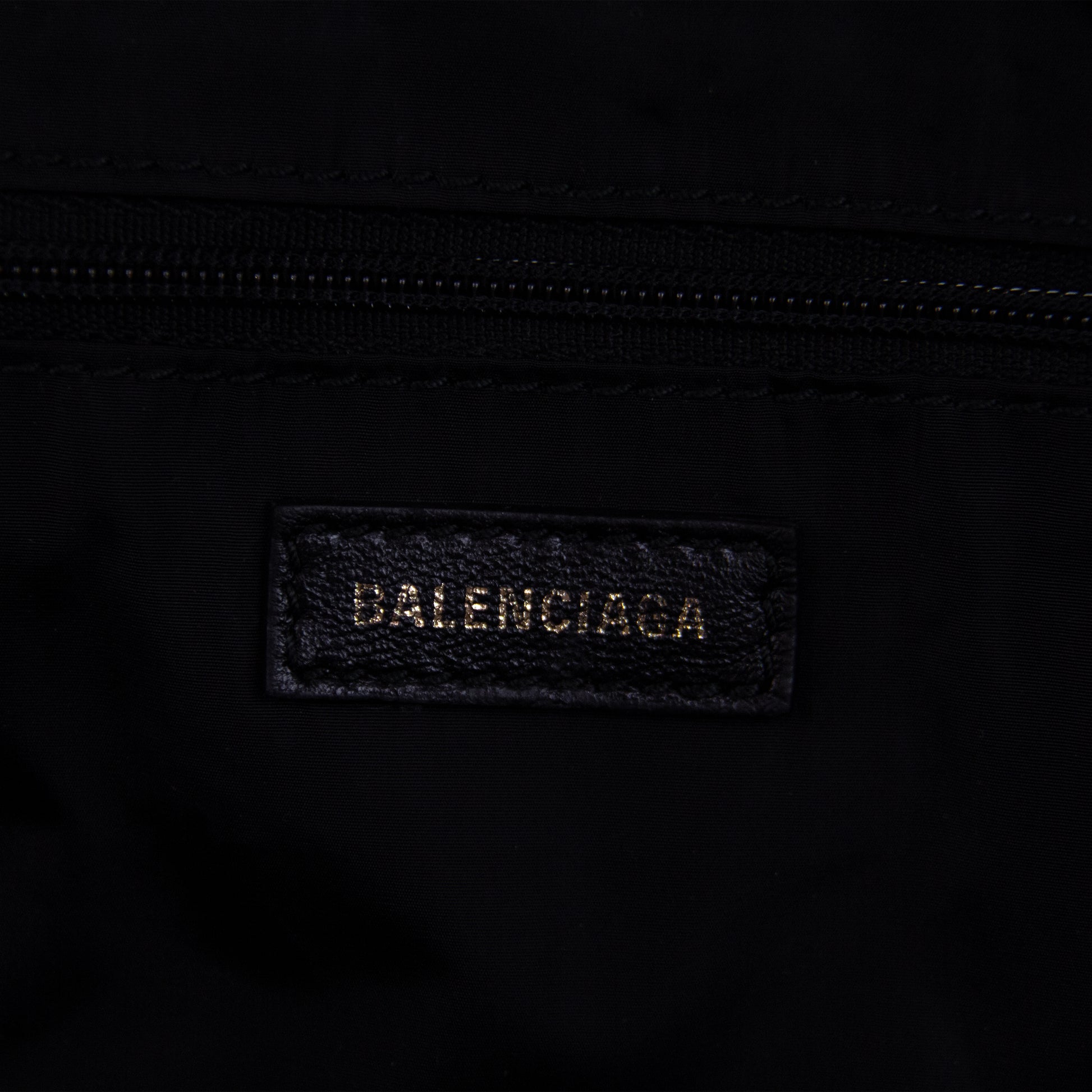 BALENCIAGA EMBROIDERED LOGO BACKPACK