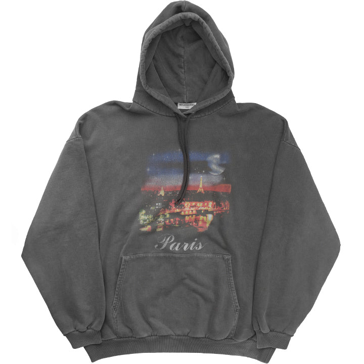 BALENCIAGA AW17 PARIS TOURIST HOODIE