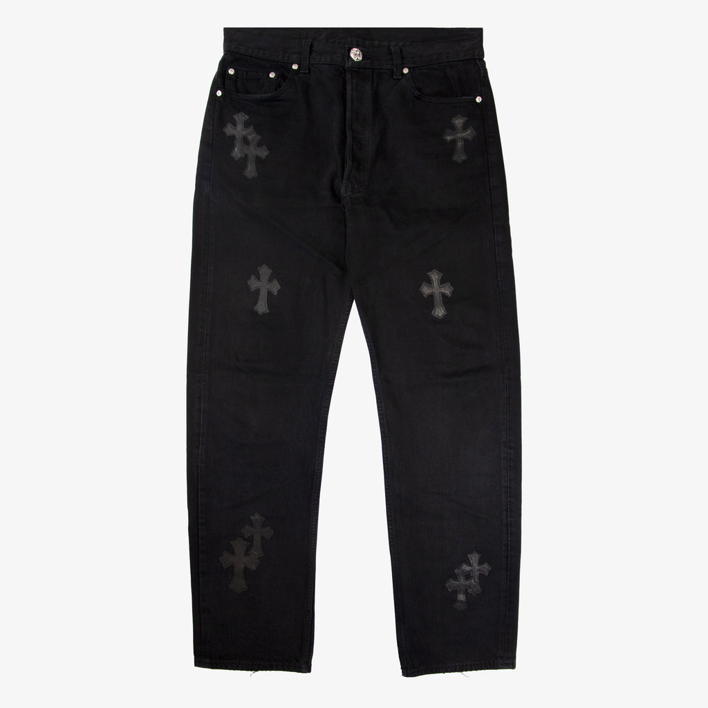 CHROME HEARTS CROSS PATCH DENIM