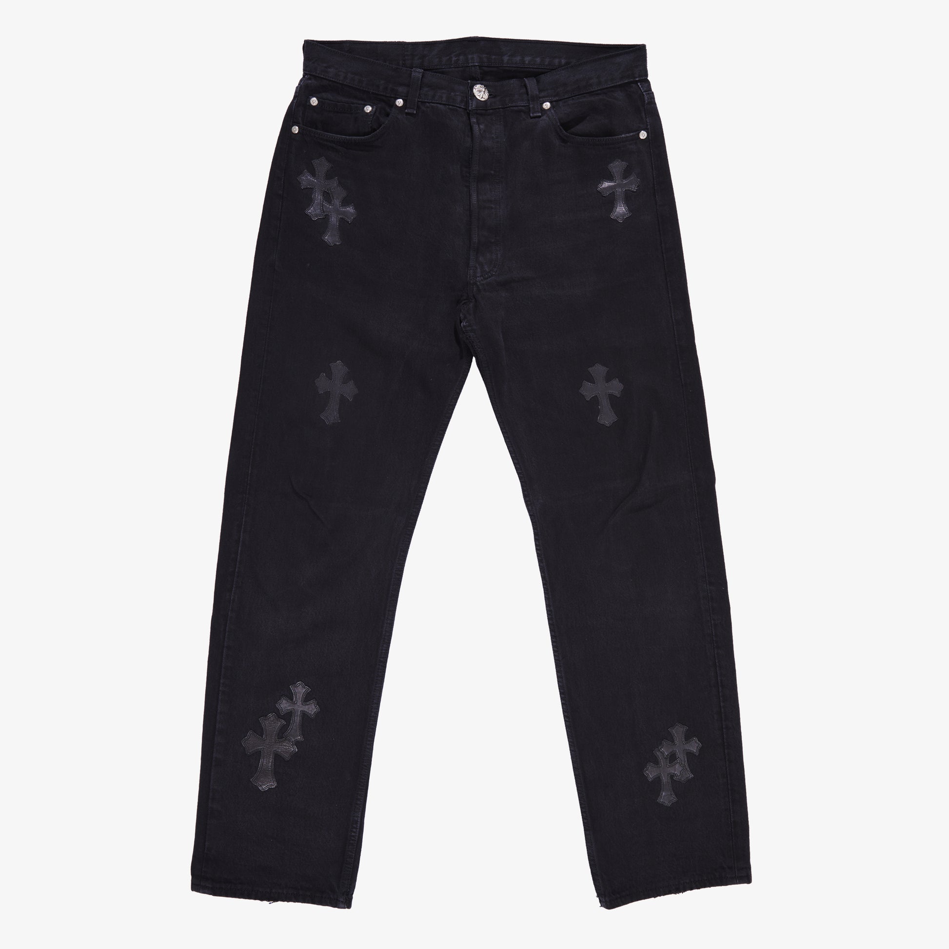 CHROME HEARTS CROSS PATCH DENIM