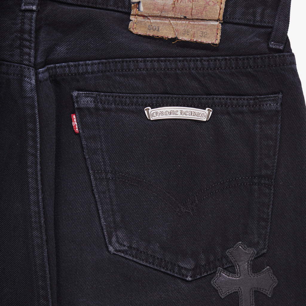 CHROME HEARTS CROSS PATCH DENIM