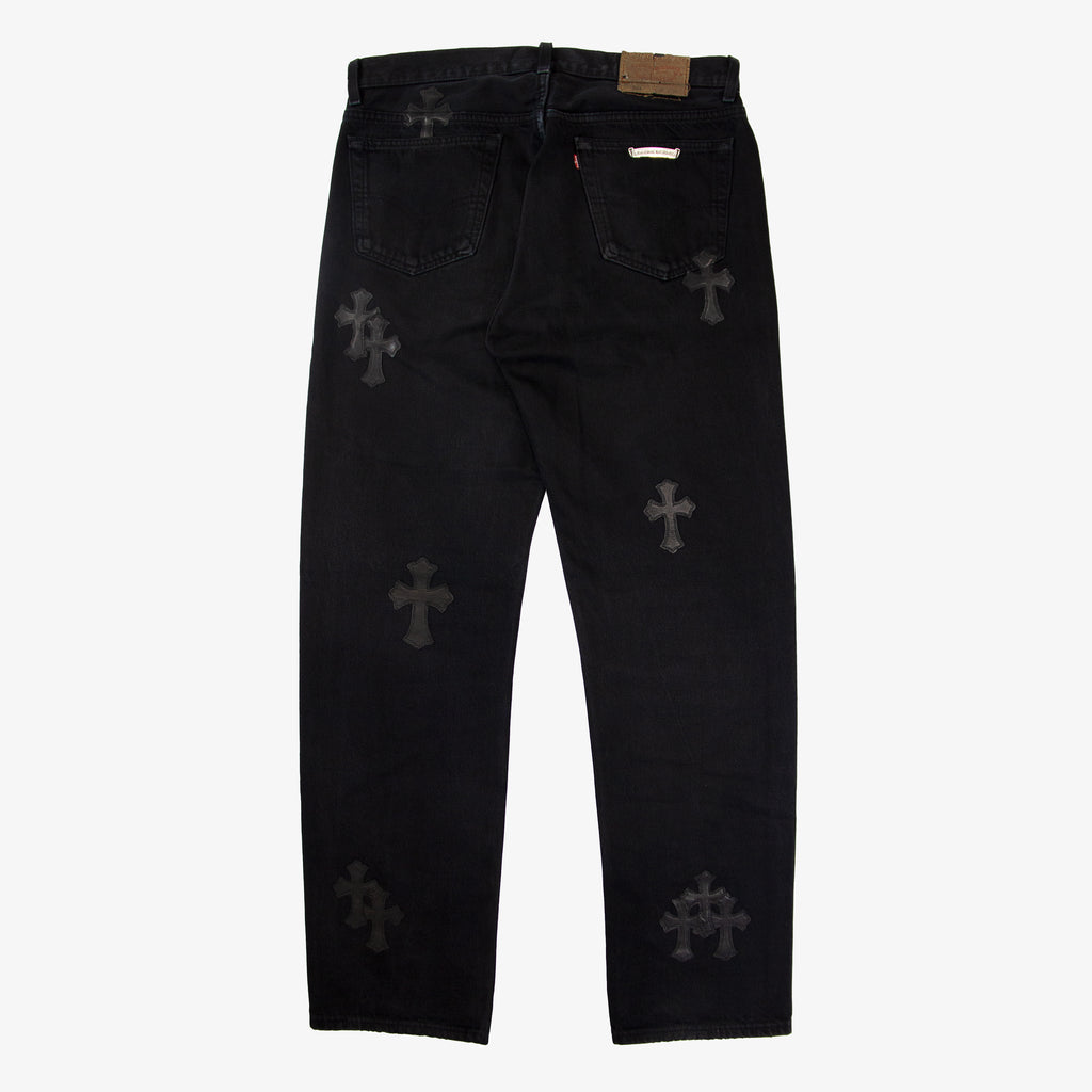 CHROME HEARTS CROSS PATCH DENIM