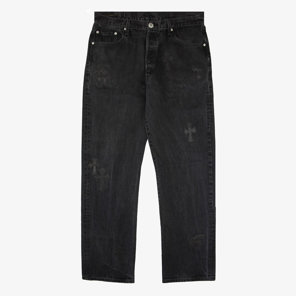 CHROME HEARTS CROSS PATCH DENIM