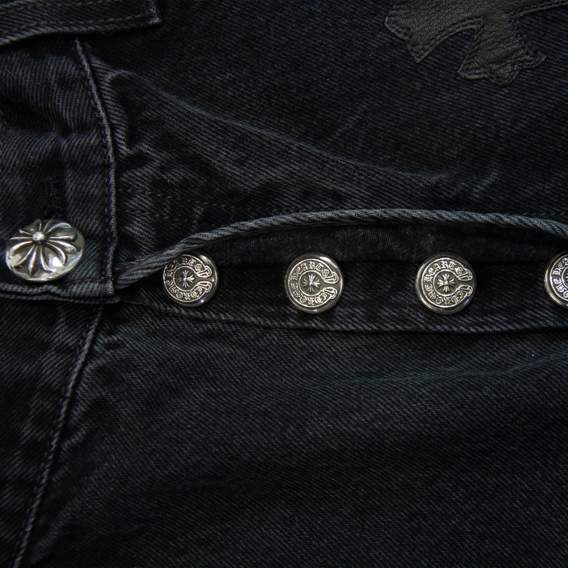 CHROME HEARTS CROSS PATCH DENIM