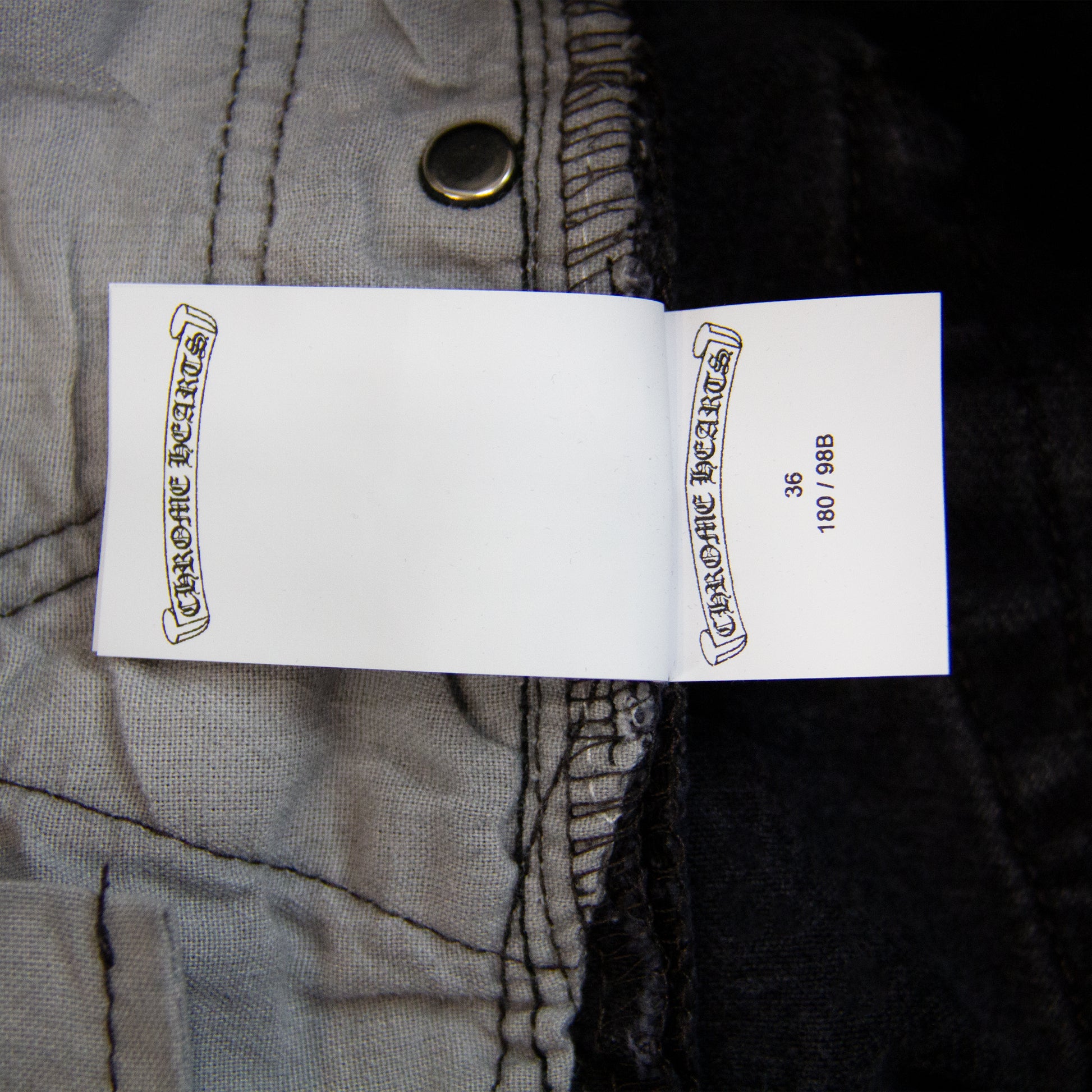 CHROME HEARTS CROSS PATCH DENIM