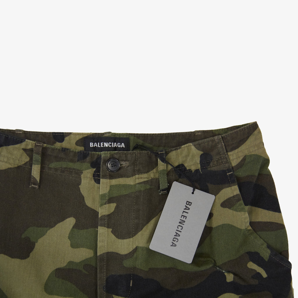 BALENCIAGA CAMO CARGO PANT