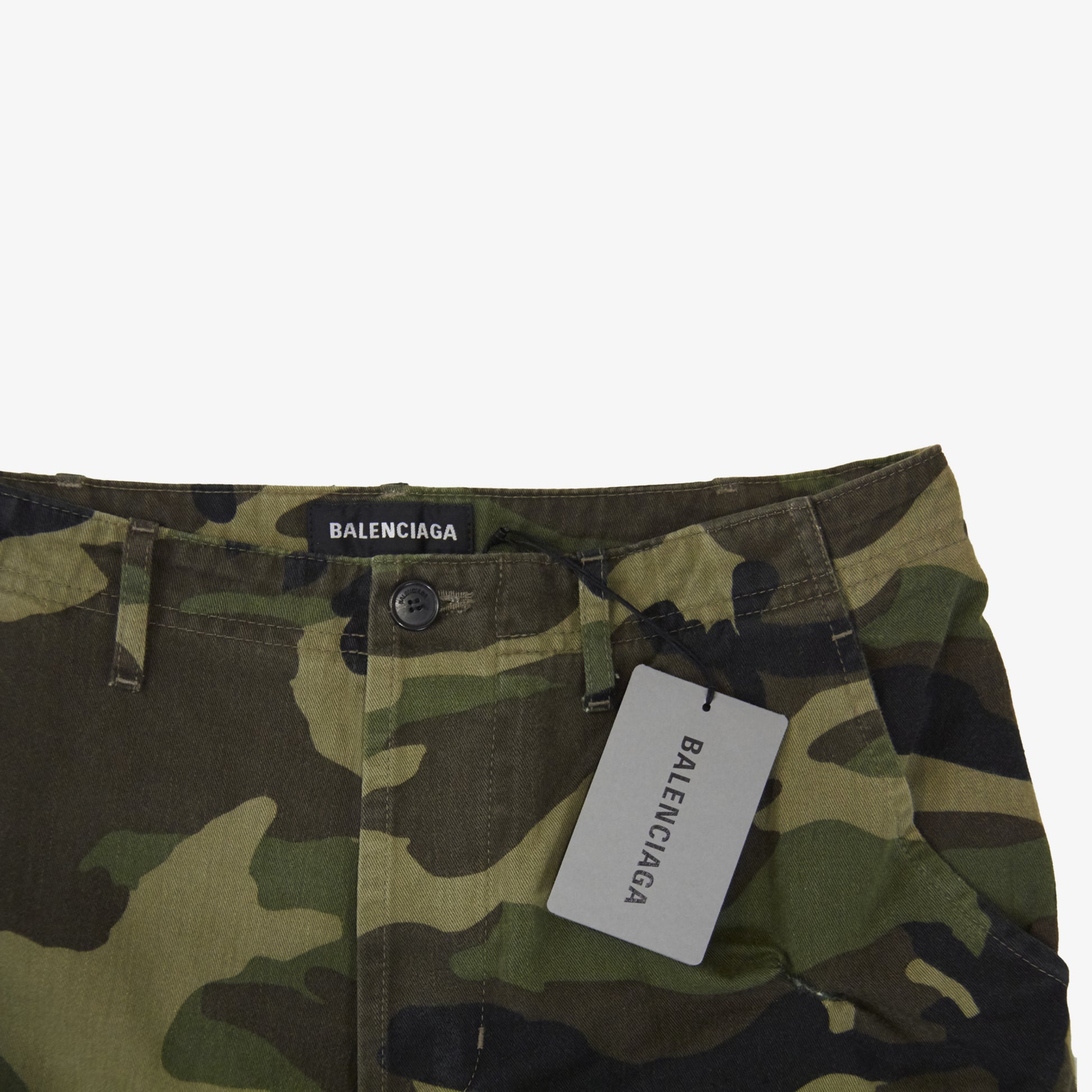 BALENCIAGA CAMO CARGO PANT