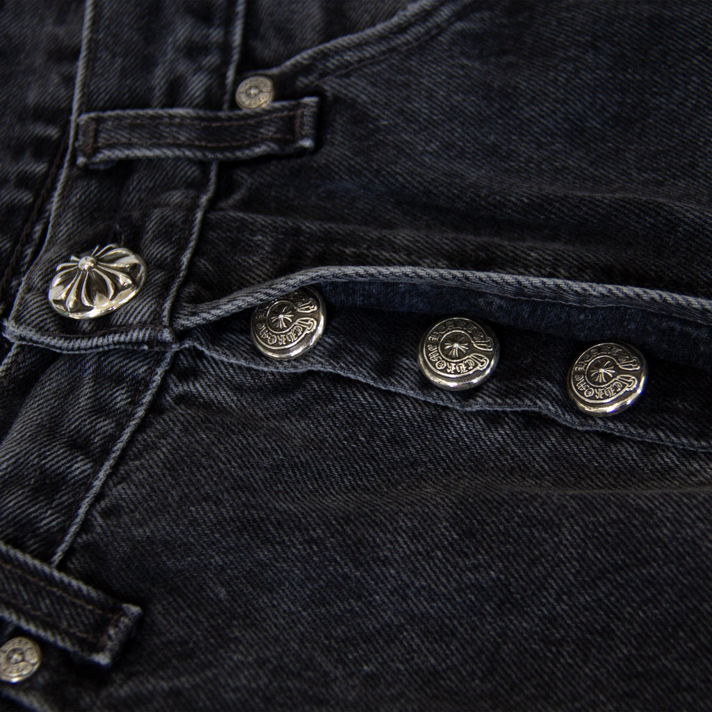 CHROME HEARTS LEOPARD PATCH DENIM