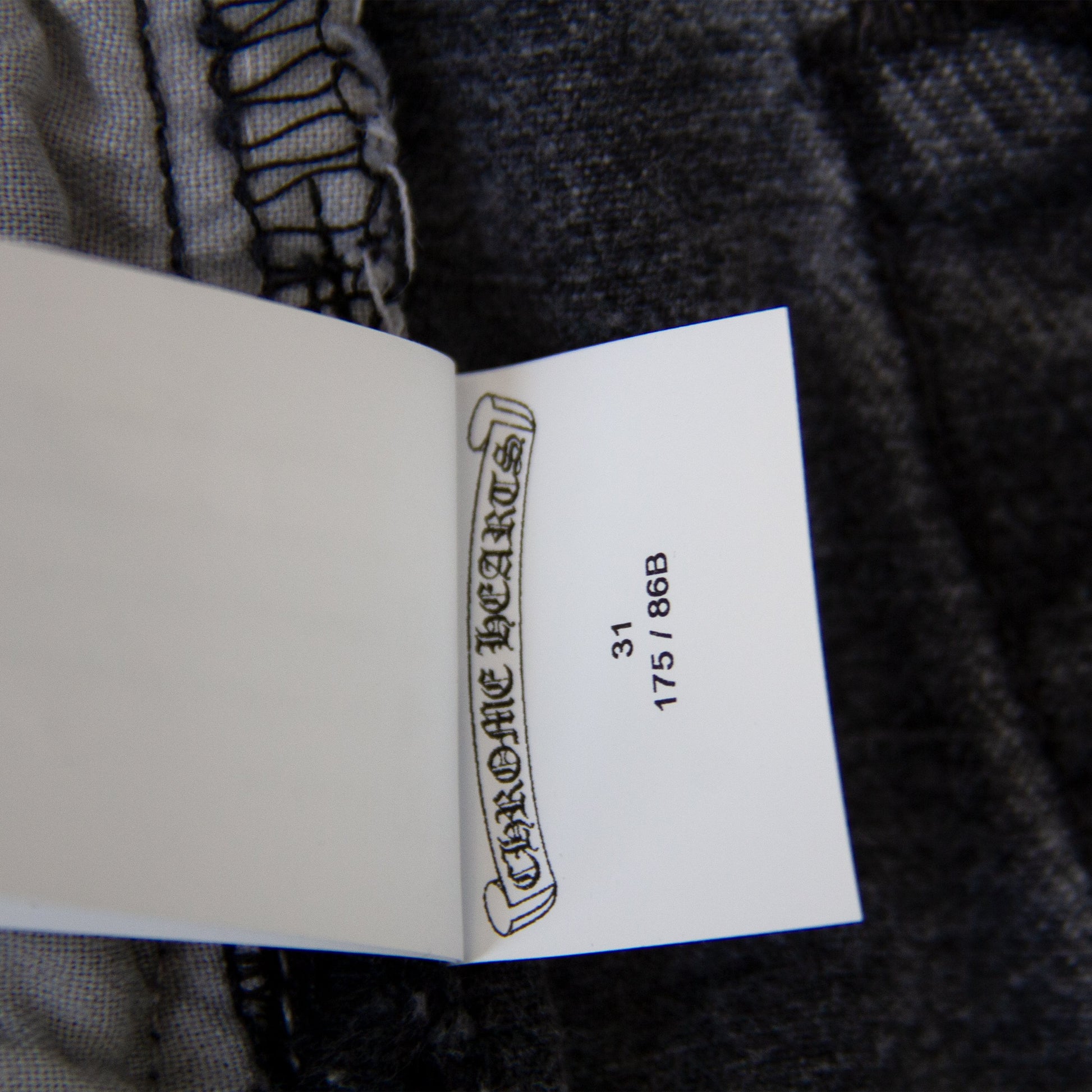 CHROME HEARTS LEOPARD PATCH DENIM