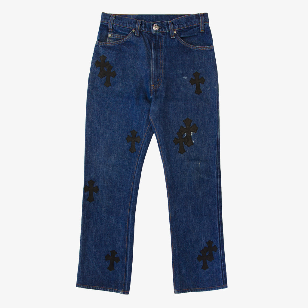 CHROME HEARTS PATCHWORK DENIM