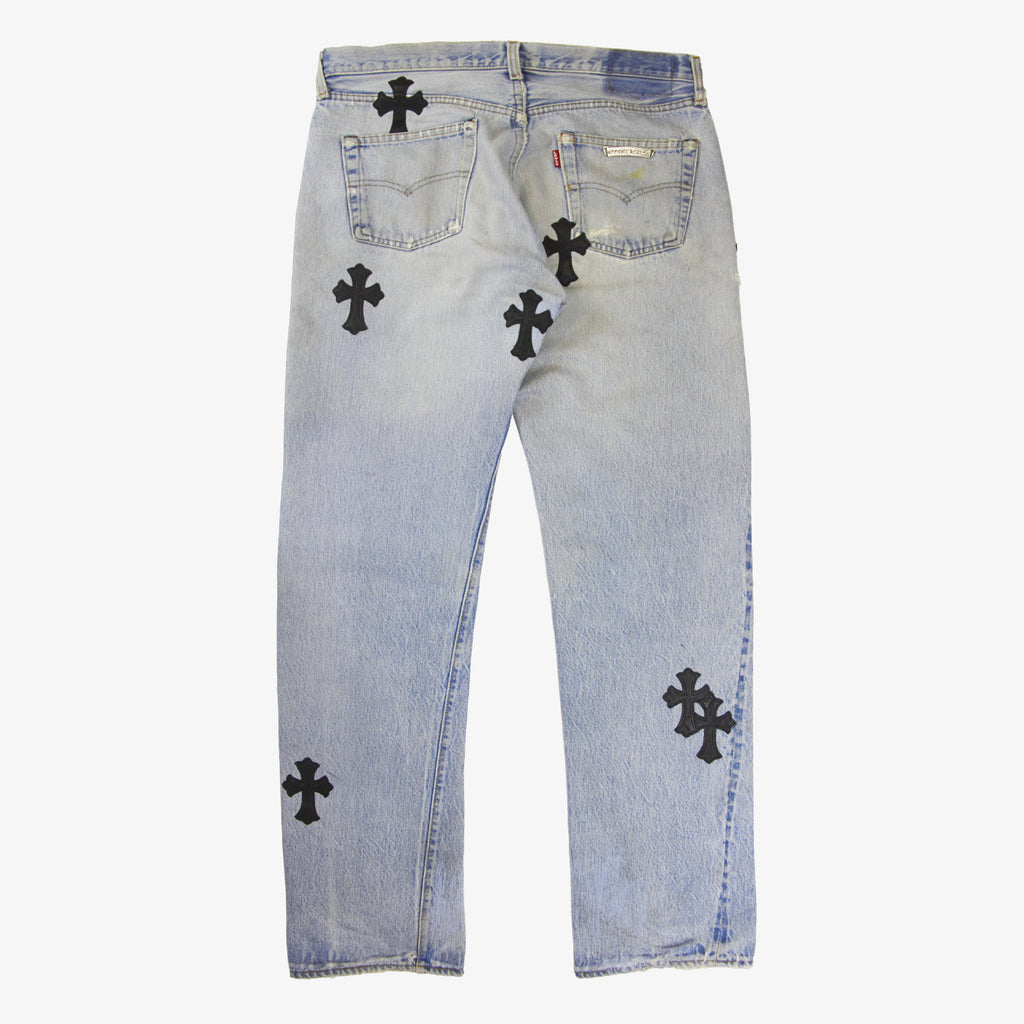 CHROME HEARTS CROSS PATCH DENIM (70'S REDLINE)
