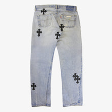 Load image into Gallery viewer, CHROME HEARTS CROSS PATCH DENIM (70&#39;S REDLINE)