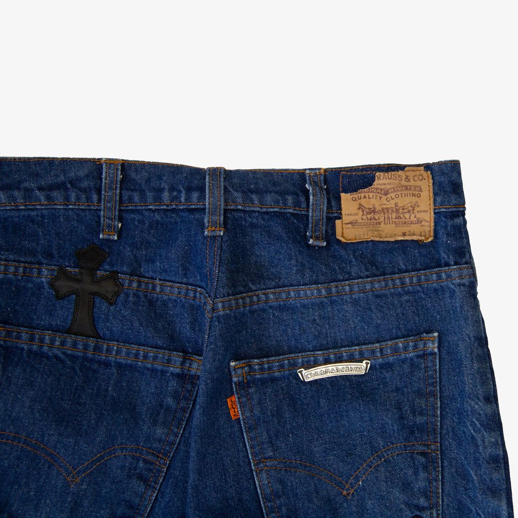 CHROME HEARTS PATCHWORK DENIM