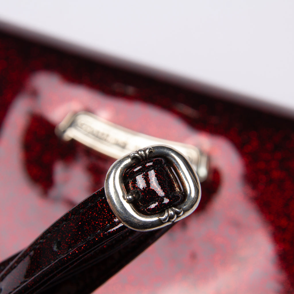 EXTRA LARGE DAGGER GLITTER FLAP BAG (1/1)