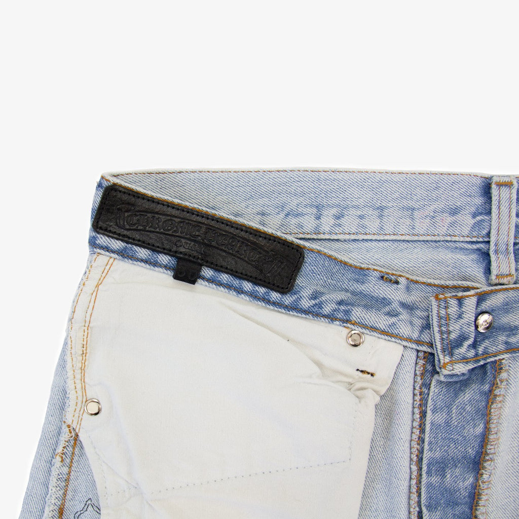 CHROME HEARTS CROSS PATCH DENIM