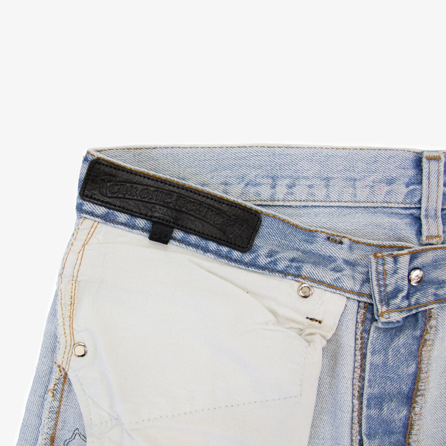CHROME HEARTS CROSS PATCH DENIM