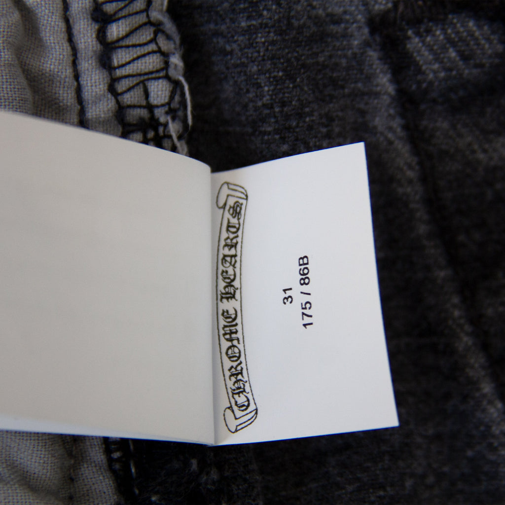 CHROME HEARTS LEOPARD PATCH DENIM