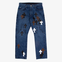 Load image into Gallery viewer, MIXED 35 CROSS PATCH LE FLEUR DENIM