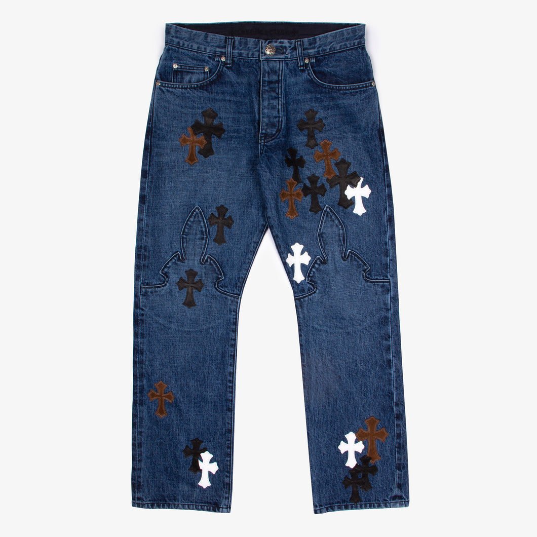 MIXED 35 CROSS PATCH LE FLEUR DENIM