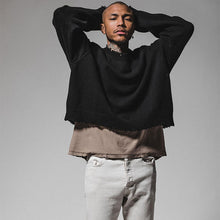 Load image into Gallery viewer, BARE KNUCKLES SS19 CROPPED CASHMERE WOOL SWEATER