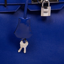 Load image into Gallery viewer, ELECTRIQUE BLEU BOX LEATHER PHW BIRKIN 30
