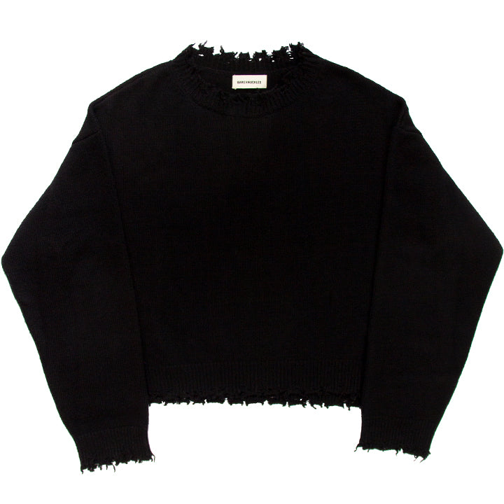 BARE KNUCKLES SS19 CROPPED CASHMERE WOOL SWEATER