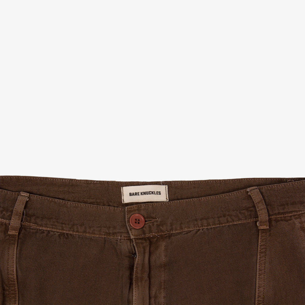 BARE KNUCKLES CANVAS PANT BROWN