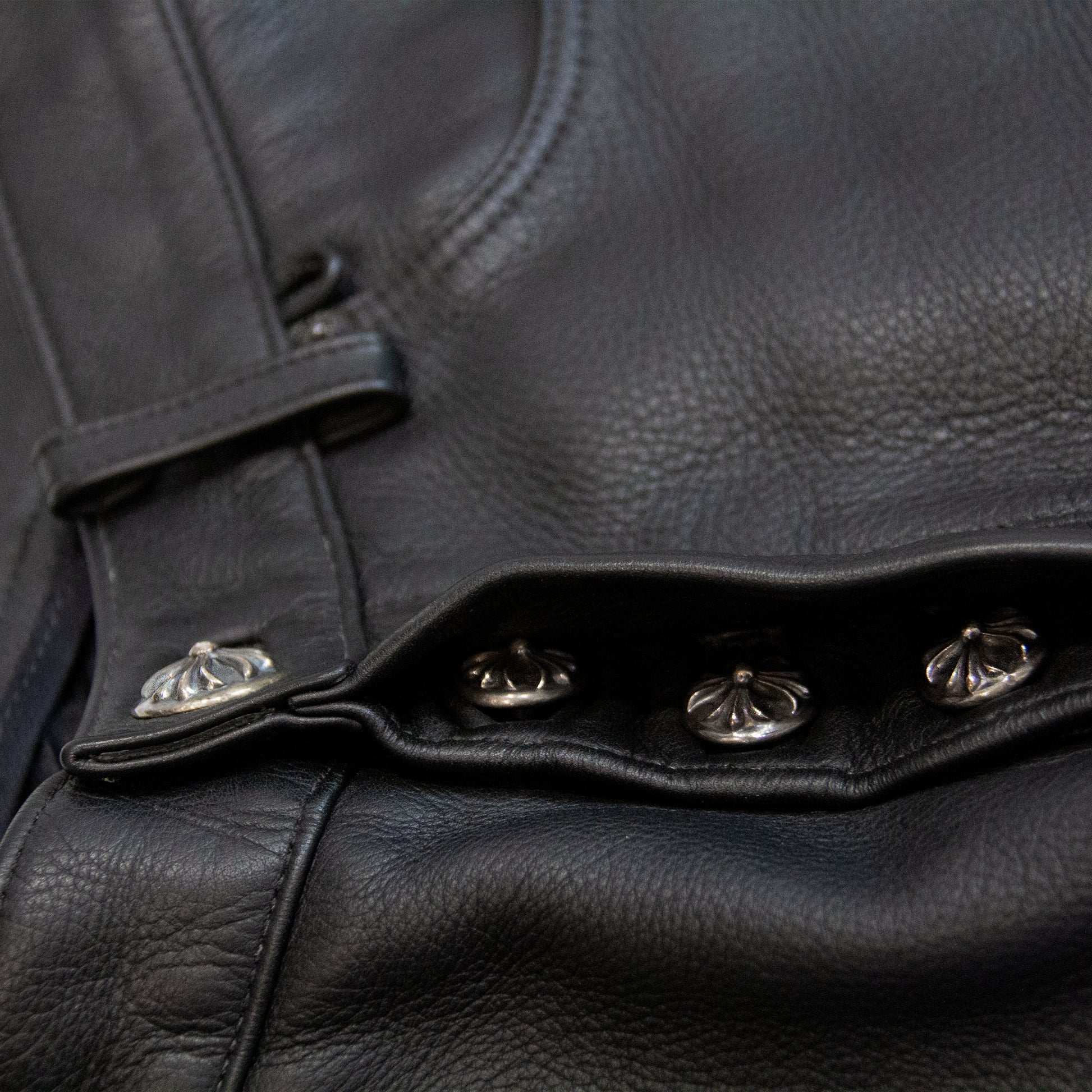 FLEUR KNEE HEAVY LEATHER PANT