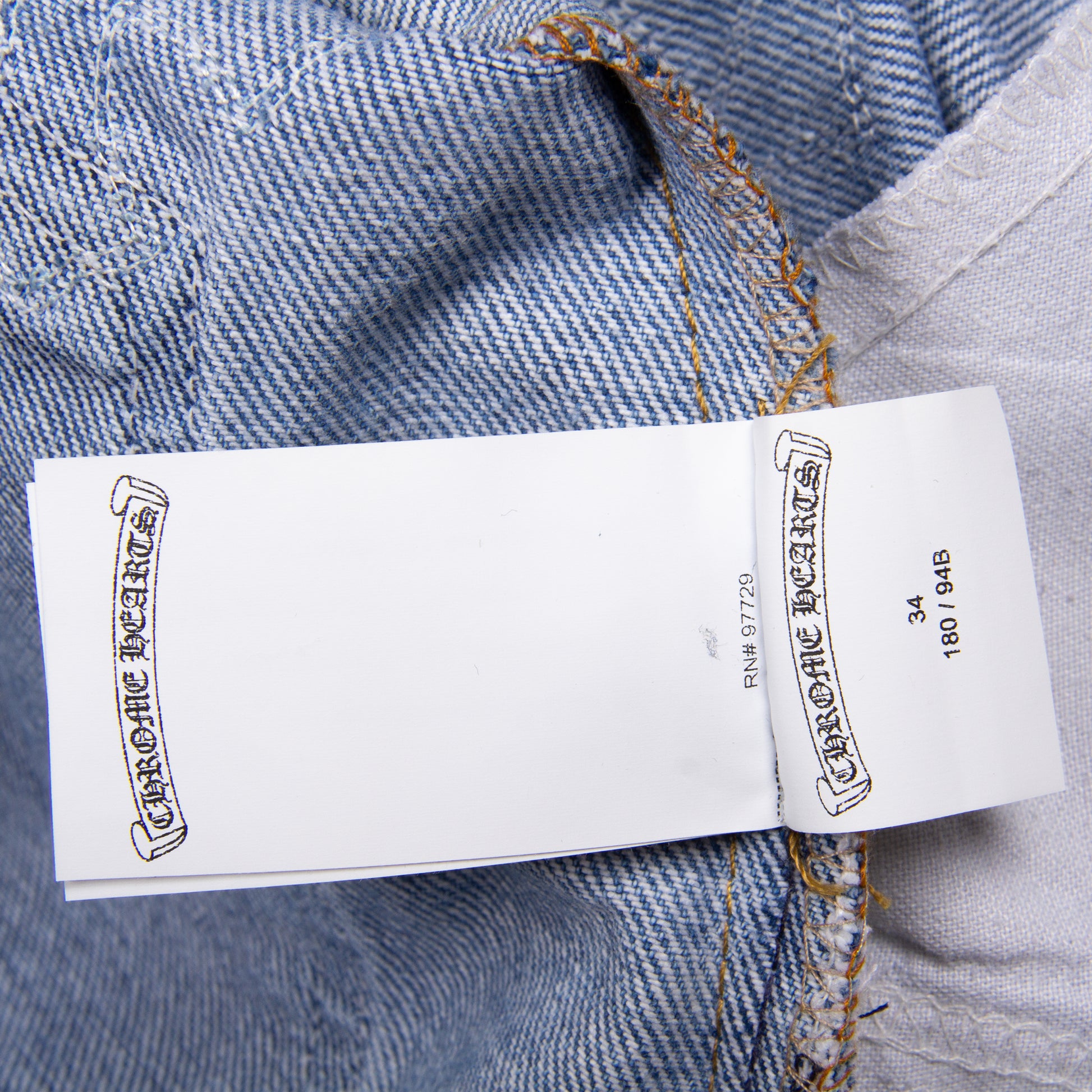 MIAMI EXCLUSIVE BLUE TRICOLOR CROSS PATCH DENIM