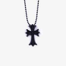 Load image into Gallery viewer, BLACK &quot;SILICHROME&quot; SILICONE NECKLACE