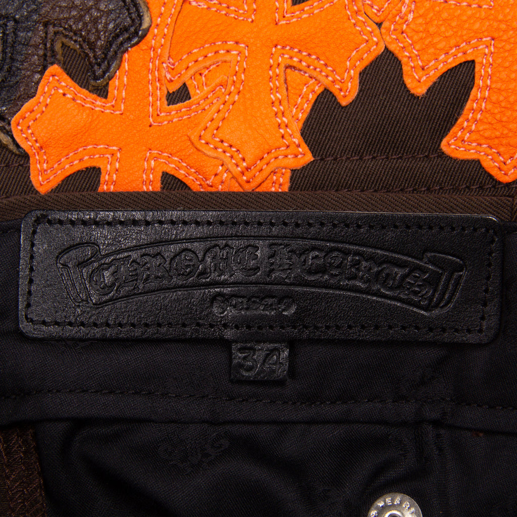 MIXED ORANGE CAMO CROSS PATCH CARPENTER
