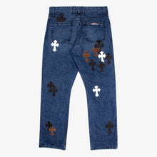 Load image into Gallery viewer, MIXED 35 CROSS PATCH LE FLEUR DENIM