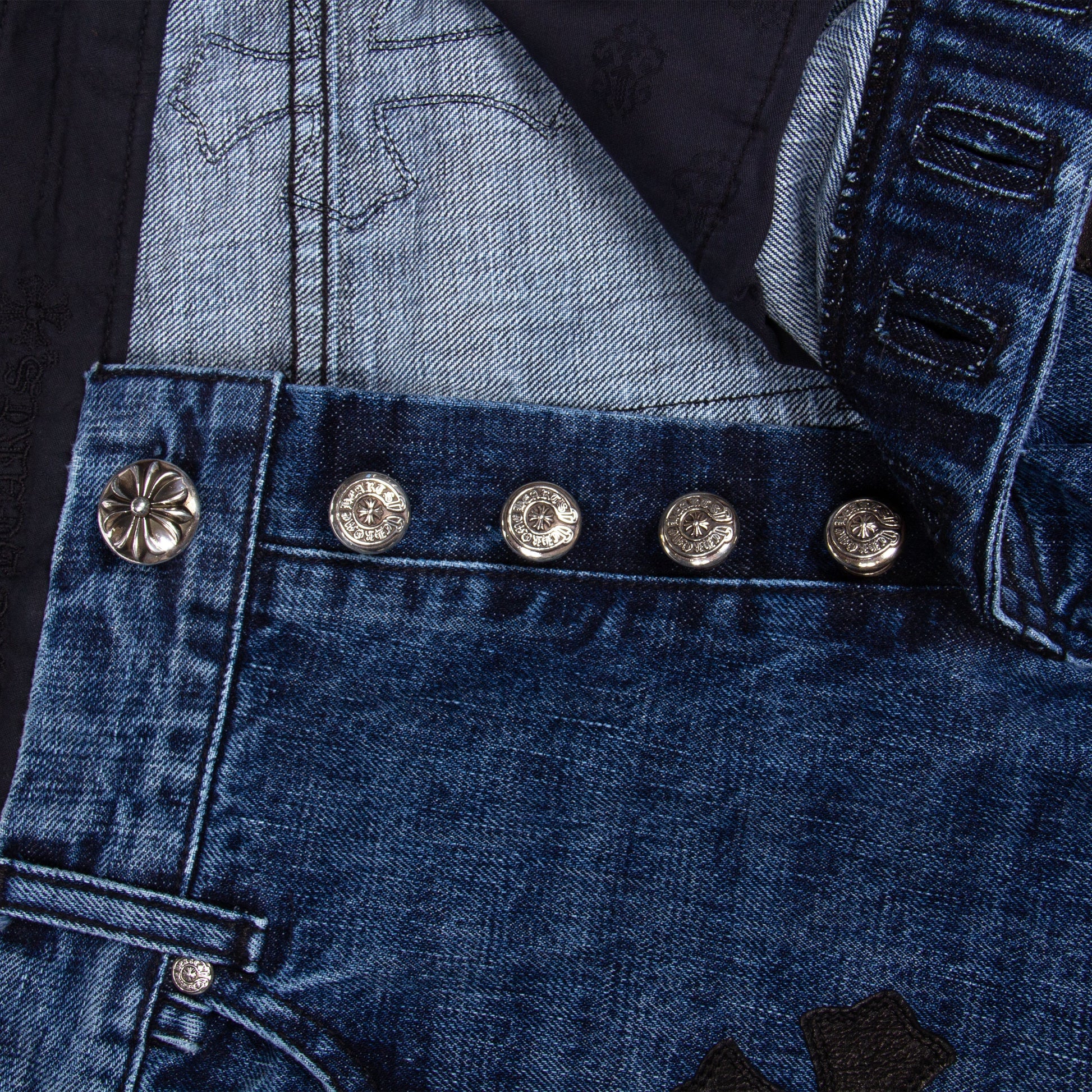 MIXED 35 CROSS PATCH LE FLEUR DENIM