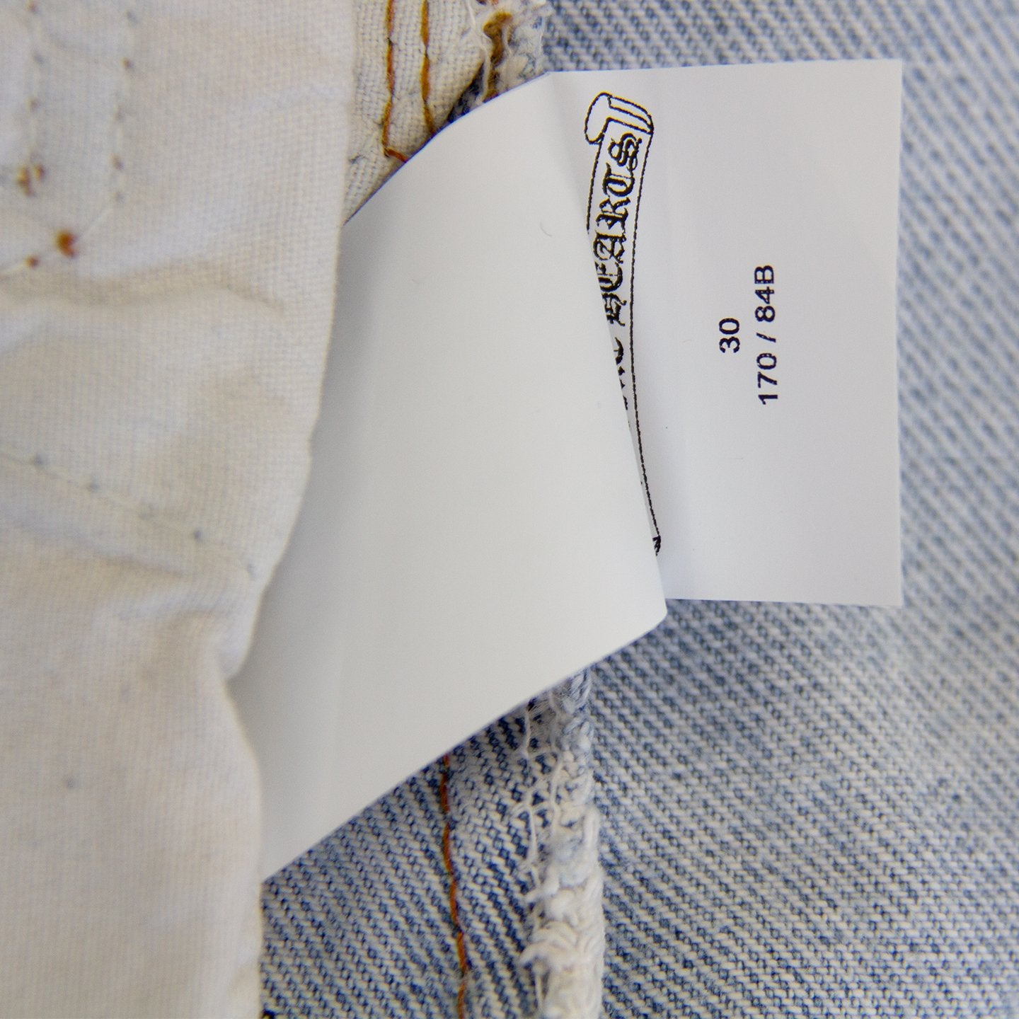 CHROME HEARTS CROSS PATCH DENIM (70'S REDLINE)