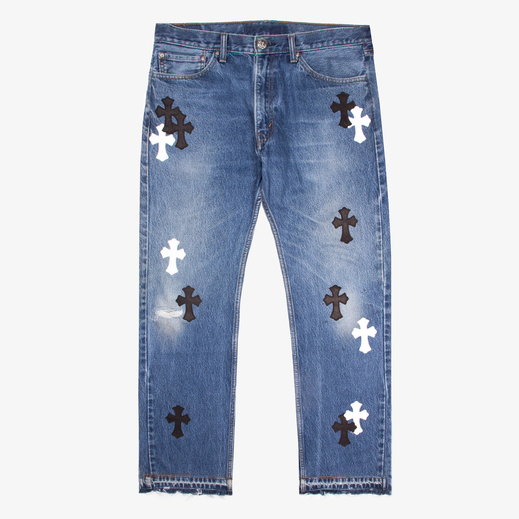 MIXED 30 CROSS PATCH DENIM (1/1)