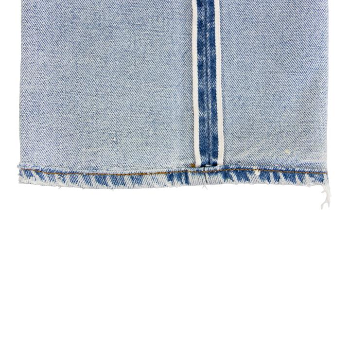 CHROME HEARTS LEATHER PATCHWORK DENIM
