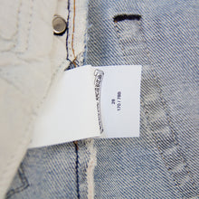 Load image into Gallery viewer, CHROME HEARTS LEATHER PATCHWORK DENIM