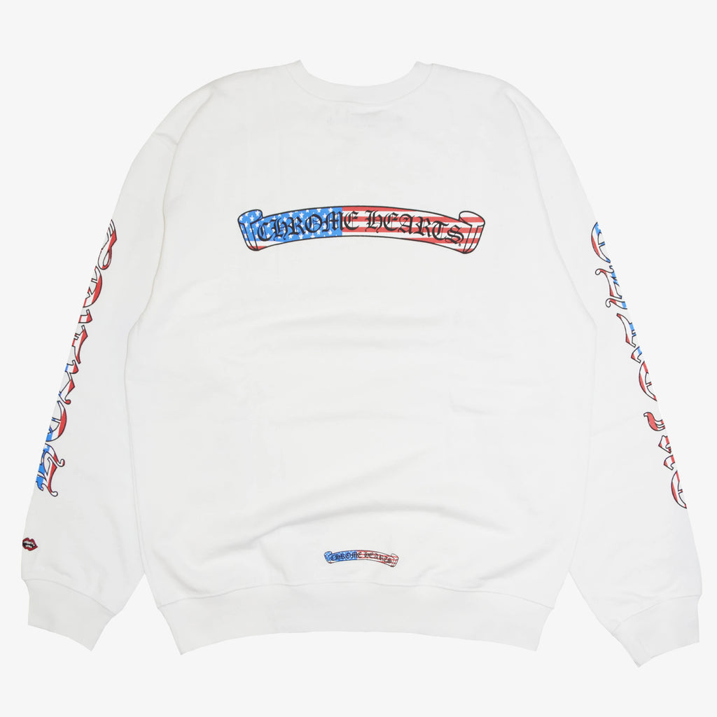 AMERICANA SCROLL LOGO CREWNECK