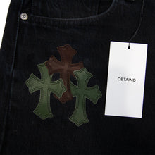 Load image into Gallery viewer, CHROME HEARTS 1/1 CAMO PATCH DENIM