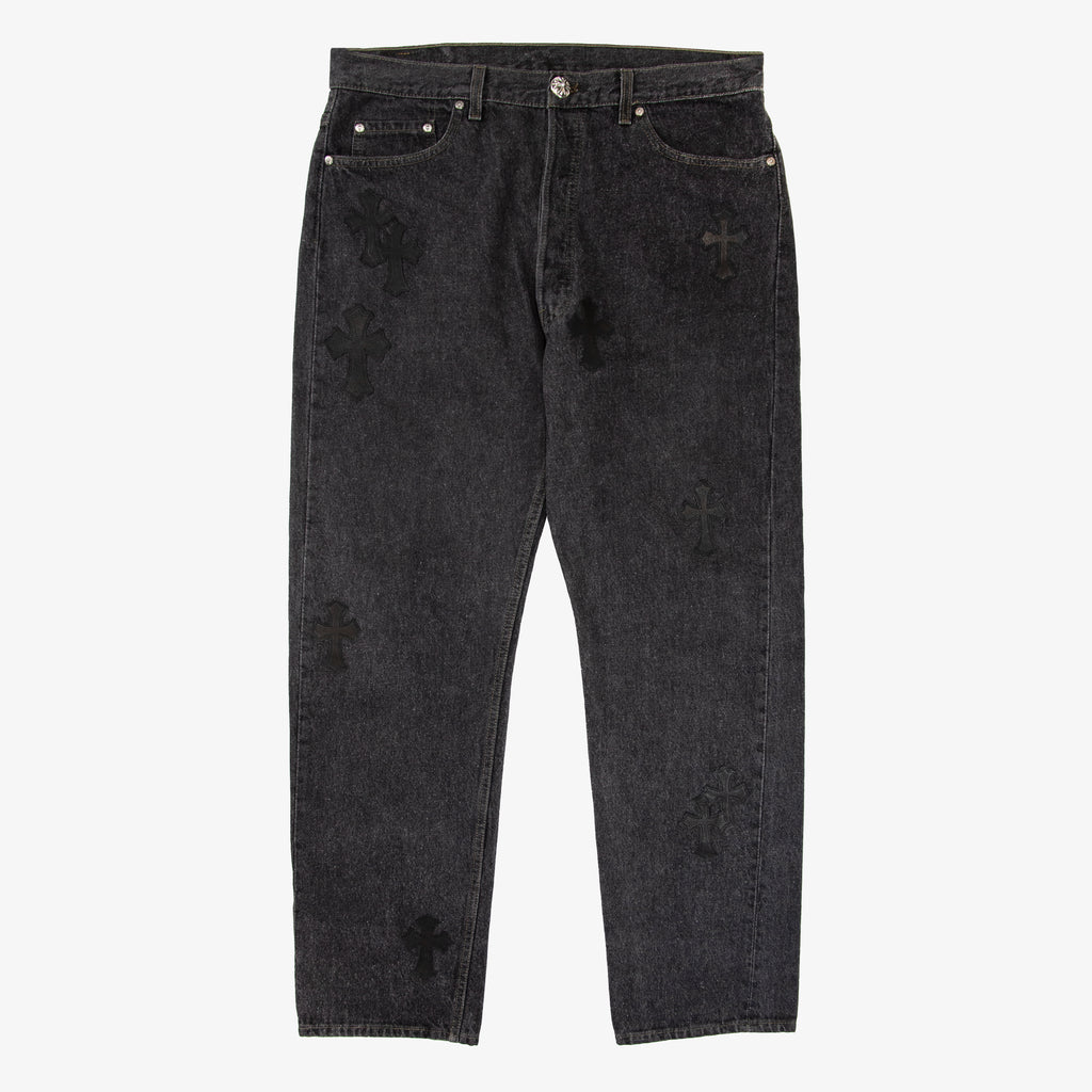 CHROME HEARTS CROSS PATCH DENIM
