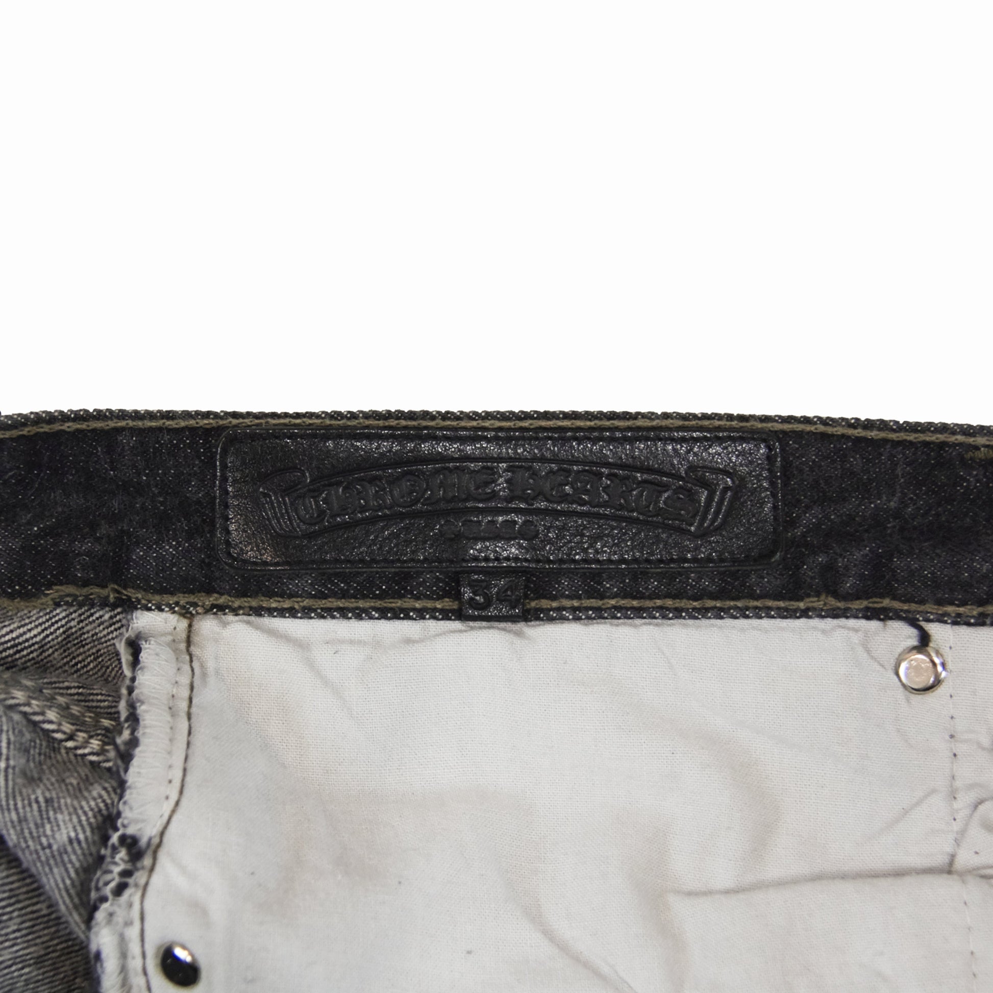 CHROME HEARTS CROSS PATCH DENIM