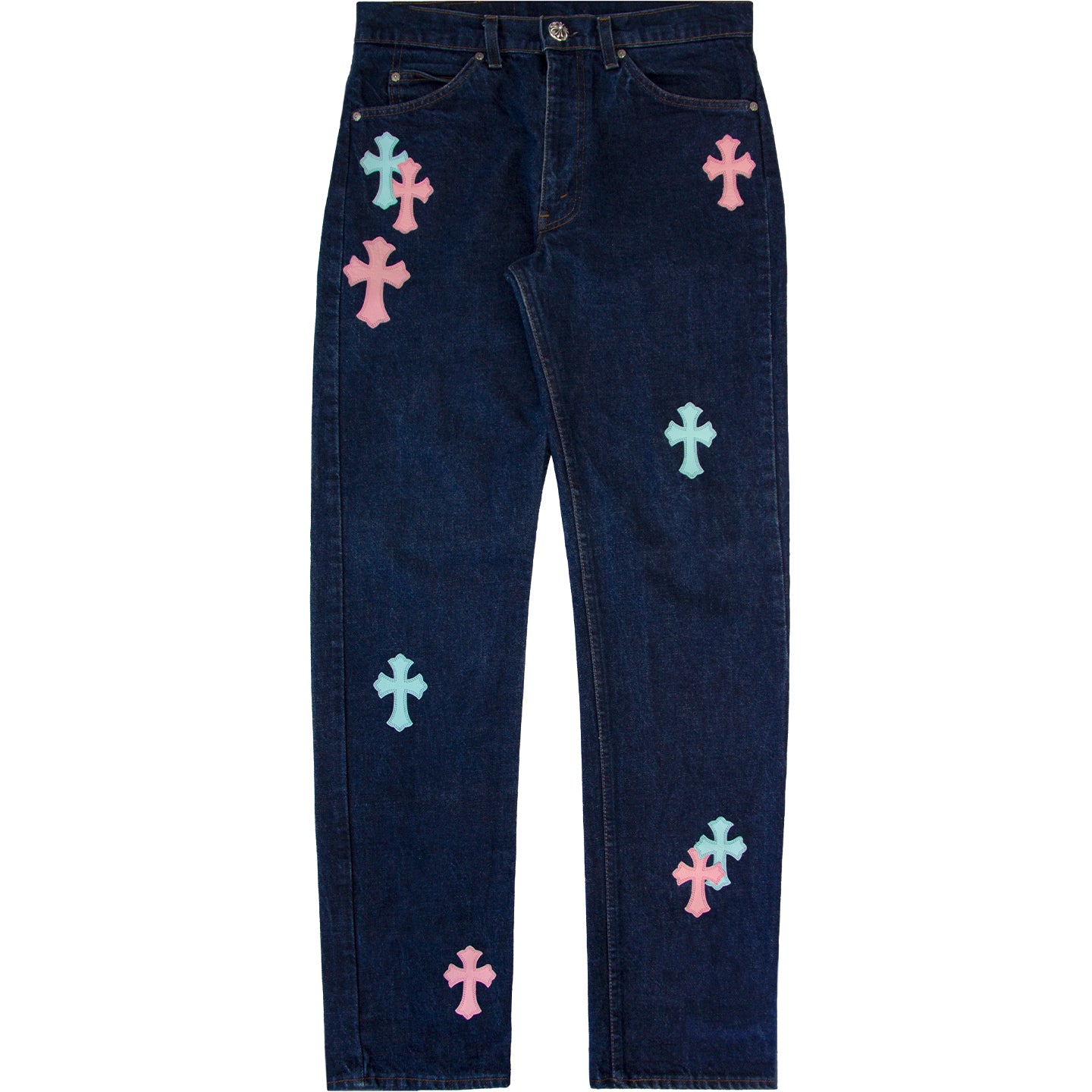 CHROME HEARTS ST. BARTH EXCLUSIVE PATCH DENIM