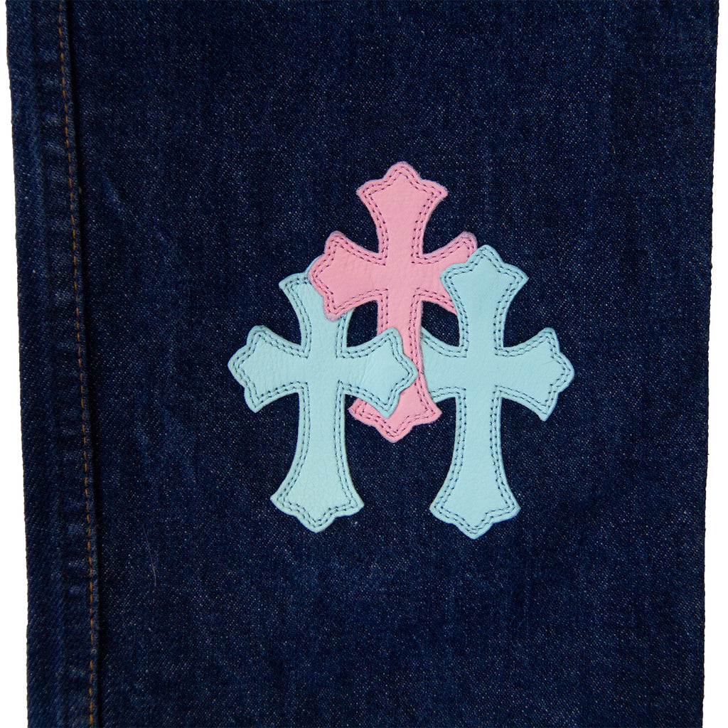 CHROME HEARTS ST. BARTH EXCLUSIVE PATCH DENIM