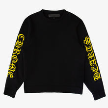 Load image into Gallery viewer, CHROME HEARTS YELLOW LOGO CASHMERE CREWNECK