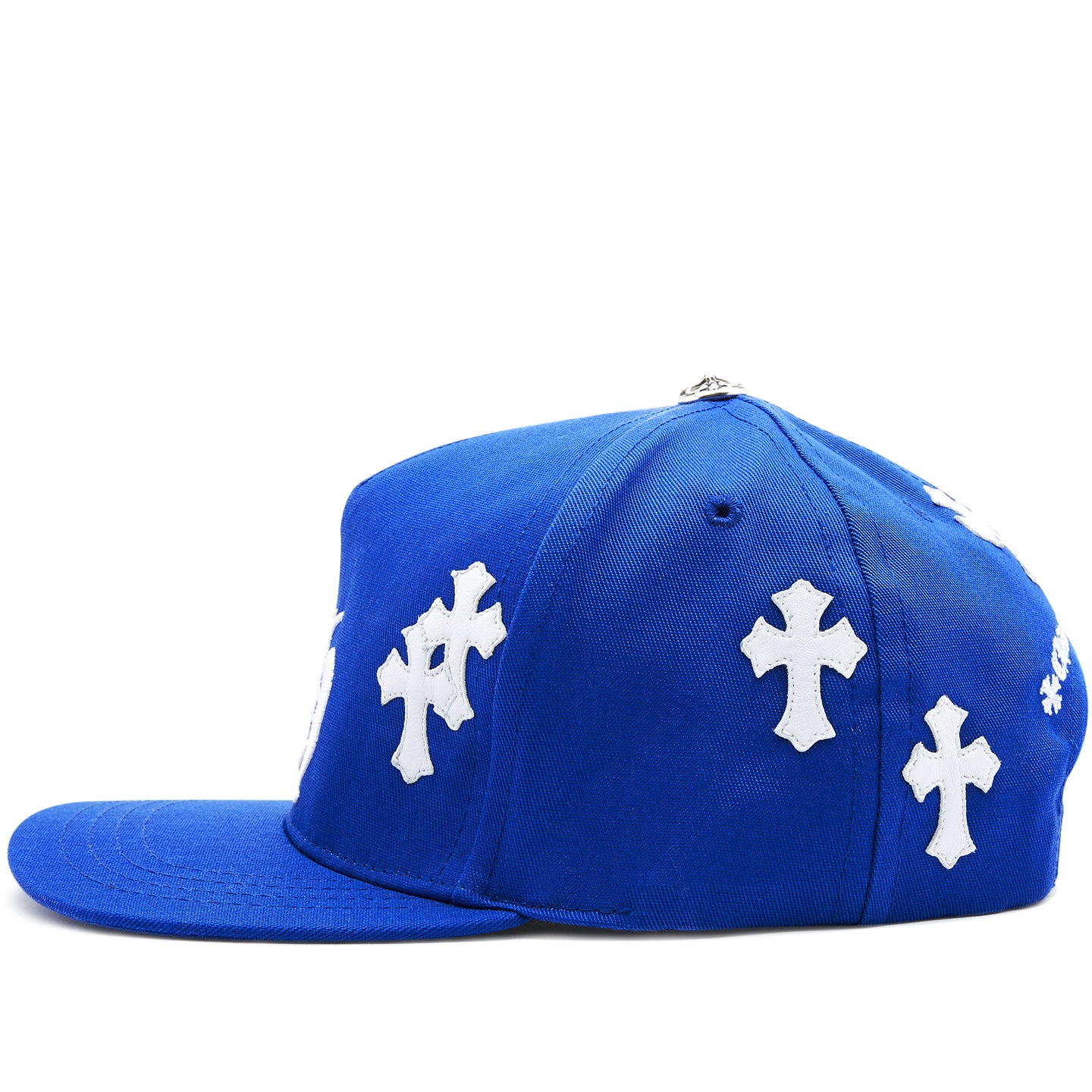 Chrome Hearts Cross Patch Baseball Hat 'Blue