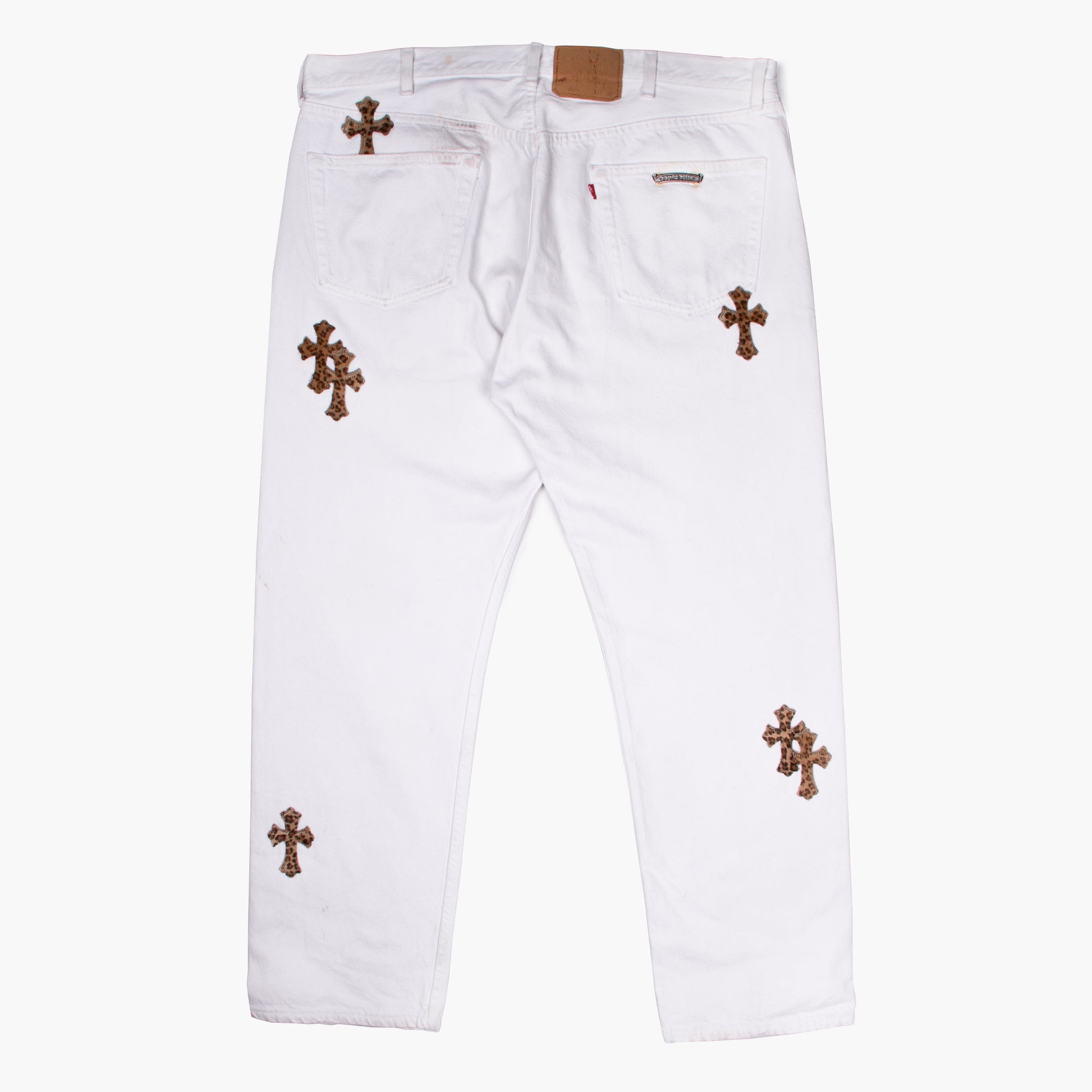 CLASSIC LEOPARD CROSS PATCH DENIM