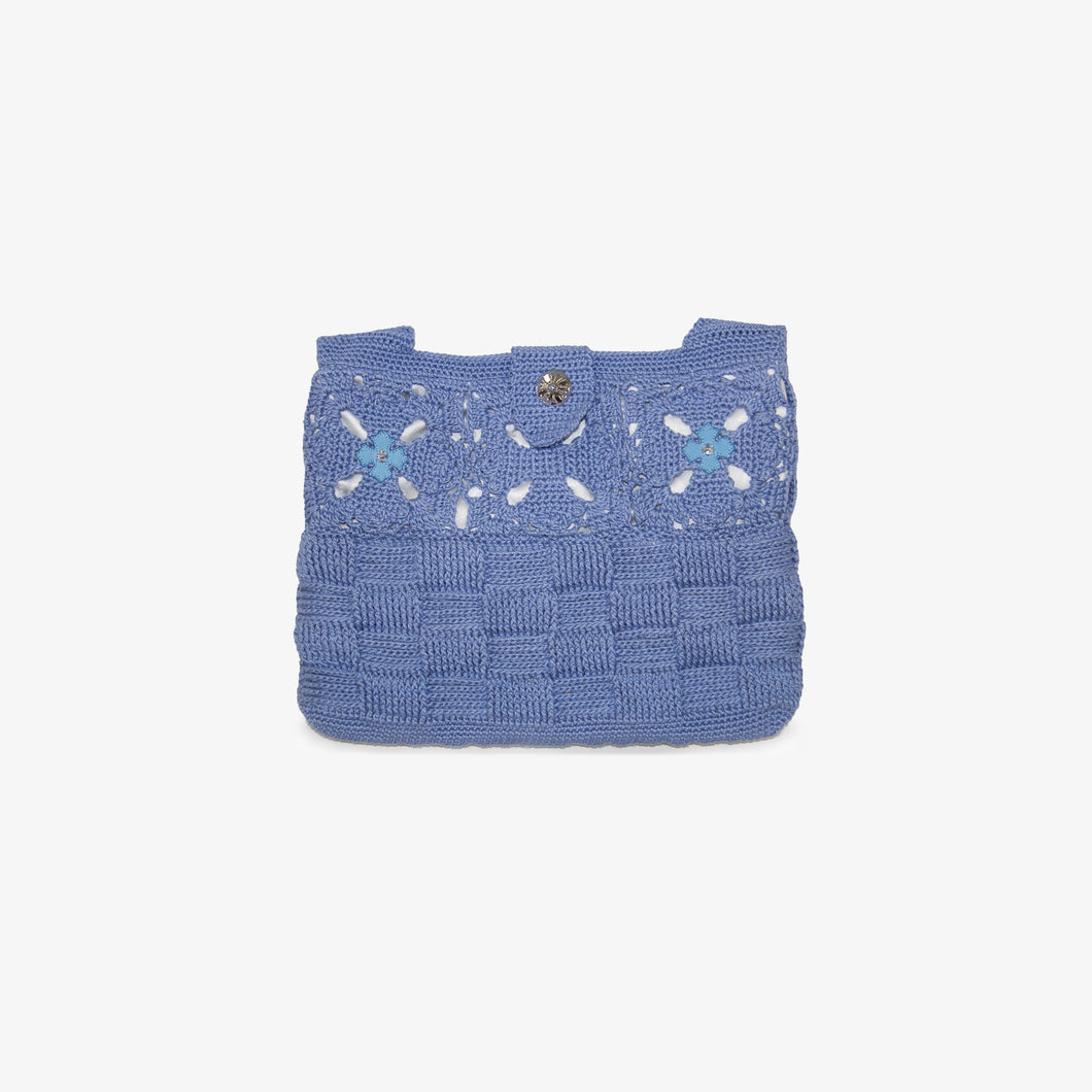 CASHMERE KNIT SHOULDER BAG
