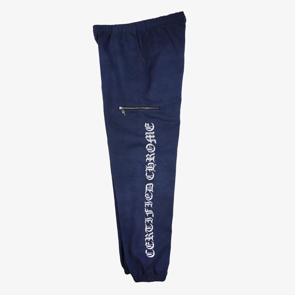 CHROME HEARTS x DRAKE FRIENDS AND FAMILY CROSS PATCH SWEATPANT