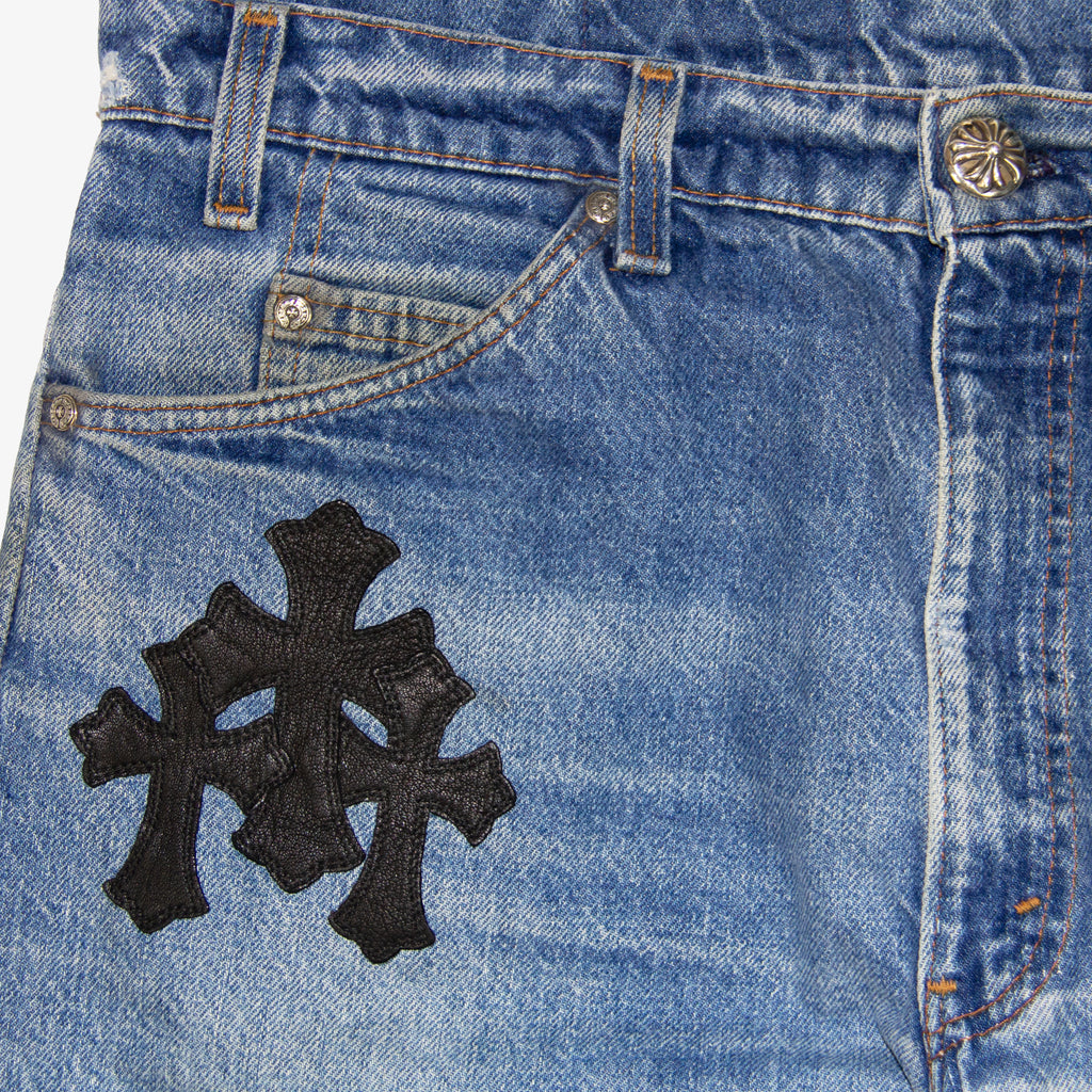 CHROME HEARTS CROSS PATCH DENIM